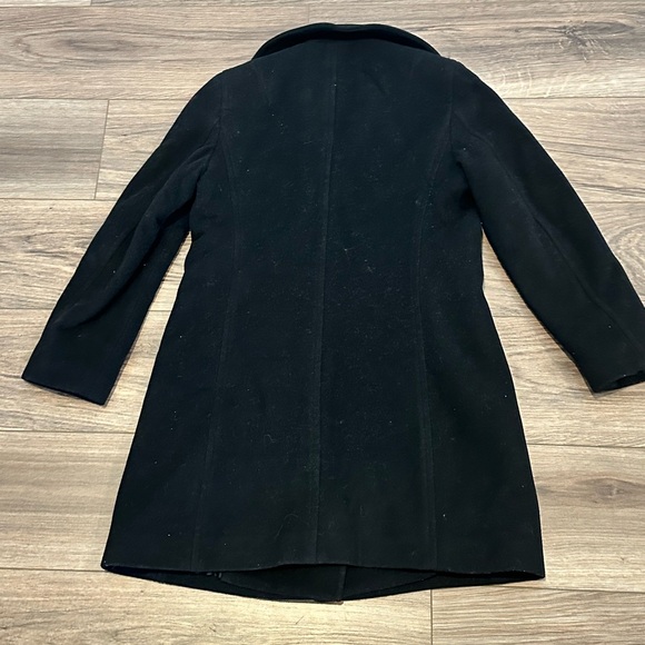 J. Crew Wool Black Double Breasted Pea Coat Size Petite 0 - Picture 5 of 7